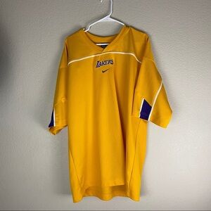Los Angeles Lakers Nike Warm Up Shirt Mens Size XL